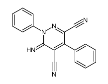 6-imino-1,4-diphenylpyridazine-3,5-dicarbonitrile结构式