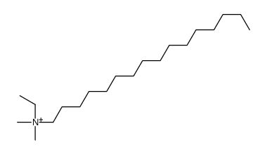 ethyl-hexadecyl-dimethylazanium Structure