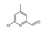 6-chloro-4-methylpyridine-2-carbaldehyde Structure