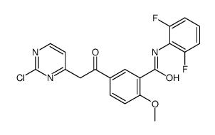 5-(2-(2-chloropyrimidin-4-yl)acetyl)-N-(2,6-difluorophenyl)-2-Methoxybenzamide picture