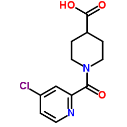 1-(4-Chloropicolinoyl)piperidine-4-carboxylic acid structure