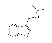 Benzo[b]thiophen-3-ylmethyl-isopropyl-amine结构式