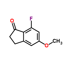 7-氟-5-甲氧基-2,3-二氢-1H-茚-1-酮图片