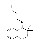 1-butylimino-2,2-dimethyl-1,2,3,4-tetrahydronaphthalene结构式