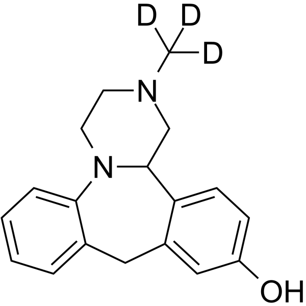 8-Hydroxy Mianserin-d3 Structure