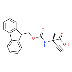 Fmoc-(S)-(ethynyl)Ala-OH结构式