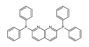 (7-diphenylphosphanyl-1,8-naphthyridin-2-yl)-diphenylphosphane Structure