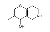 3-methyl-3,4,5,6,7,8-hexahydro-2H-thiopyrano[3,2-c]pyridin-4-ol Structure