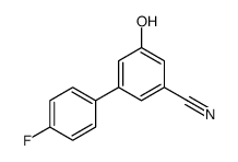 3-(4-fluorophenyl)-5-hydroxybenzonitrile结构式