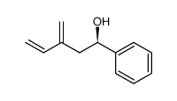 (R)-(+)-3-methylene-1-phenyl-4-penten-1-ol Structure