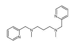 N,N'-dimethyl-N,N'-bis(pyridin-2-ylmethyl)propane-1,3-diamine Structure