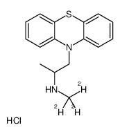 N-Demethyl Promethazine-d3 hydrochloride结构式