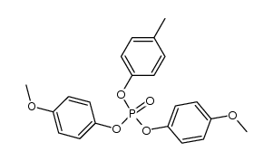 bis(4-methoxyphenyl) 4-tolyl phosphate Structure