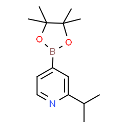 2-(Isopropyl)pyridine-4-boronic acid pinacol ester结构式