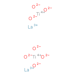 Lanthanum titanium oxide Structure