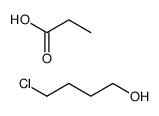 4-chlorobutan-1-ol,propanoic acid结构式