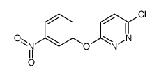 3-chloro-6-(3-nitrophenoxy)pyridazine结构式