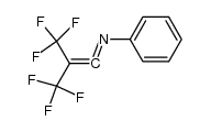 N-phenylimine of bis(trifluoromethyl)ketene Structure