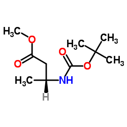 (R)-Methyl 3-((tert-butoxycarbonyl)amino)butanoate picture