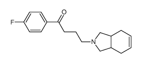 4-(1,3,3a,4,7,7a-hexahydroisoindol-2-yl)-1-(4-fluorophenyl)butan-1-one结构式