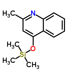 Quinoline, 2-methyl-4-[(trimethylsilyl)oxy]- (9CI) structure