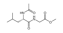 Ac-Leu-Gly-OMe Structure