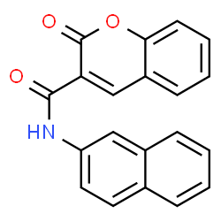 N-(naphthalen-2-yl)-2-oxo-2H-chromene-3-carboxamide structure