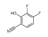 3,4-二氟-2-羟基苯甲腈结构式