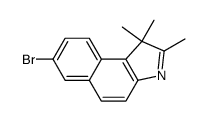 6-bromo-2,3,3-trimethylbenzoindolenine结构式