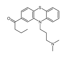 1-[10-[3-(Dimethylamino)propyl]-10H-phenothiazin-2-yl]-1-butanone structure