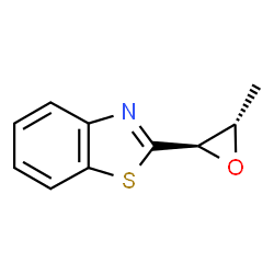 Benzothiazole, 2-[(2R,3S)-3-methyloxiranyl]-, rel-(-)- (9CI)结构式