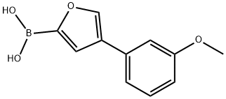 4-(3-Methoxyphenyl)furan-2-boronic acid structure