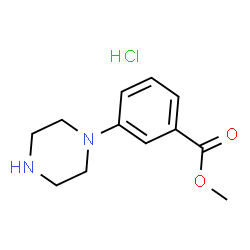 methyl3-(piperazin-1-yl)benzoatehydrochloride Structure