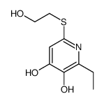 4(1H)-Pyridinone, 2-ethyl-3-hydroxy-6-[(2-hydroxyethyl)thio]- (9CI)结构式