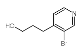 3-BROMO-4-(3-HYDROXYPROPYL)PYRIDINE Structure