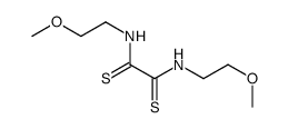 N,N'-Bis(2-methoxyethylamino)ethanebisthioamide结构式