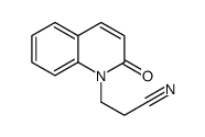 1(2H)-Quinolinepropanenitrile,2-oxo-(9CI) structure