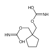 Dicarbamic acid cyclopentan-1-ylidenebismethylene ester Structure