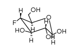 4-Fluoro-4-deoxy-β-D-glucopyranose structure