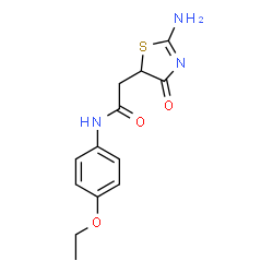 N-(4-ethoxyphenyl)-2-(2-imino-4-oxothiazolidin-5-yl)acetamide picture