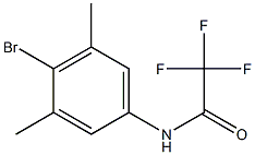 N-(4-Bromo-3,5-dimethylphenyl)-2,2,2-trifluoroacetamide Structure