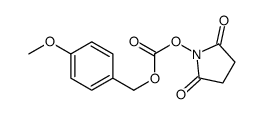 (2,5-dioxopyrrolidin-1-yl) (4-methoxyphenyl)methyl carbonate Structure