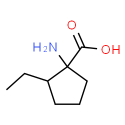 Cyclopentanecarboxylic acid, 1-amino-2-ethyl-, (1S,2S)- (9CI)结构式