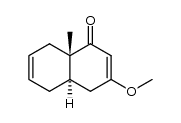 (4aR)-3-methoxy-8a-methyl-(4ar,8at)-4a,5,8,8a-tetrahydro-4H-naphthalen-1-one Structure