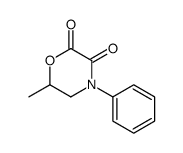 6-methyl-4-phenylmorpholine-2,3-dione结构式