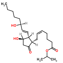 8-iso Prostaglandin E2 isopropyl ester structure