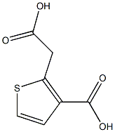 2-(carboxymethyl)thiophene-3-carboxylic acid Structure