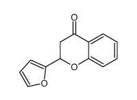 2-(furan-2-yl)-2,3-dihydrochromen-4-one Structure