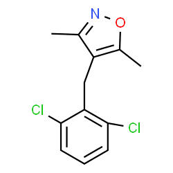 4-(2,6-DICHLOROBENZYL)-3,5-DIMETHYLISOXAZOLE structure