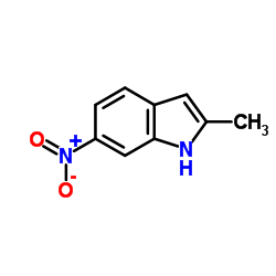 2-甲基-6-硝基-1H-吲哚结构式